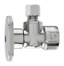 Plumb Pak 1/2 in. FIP X 1/4 in. Compression Brass Angle Valve
