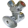 Plumb Pak 1/2 in. FIP X 3/8 in. Compression Brass 3-Way Valve