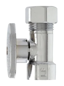 Plumb Pak 1/2 in. FIP X 1/2 in. Compression Brass Straight Valve