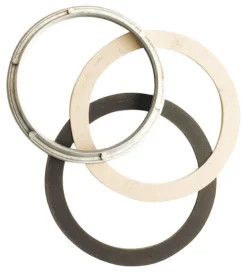 Plumb Pak 3-1/2 in. Natural Chrome Sink Strainer Locknuts
