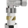 Plumb Pak 1/2 in. PEX in. X 1/4 in. Compression Brass Angle Valve