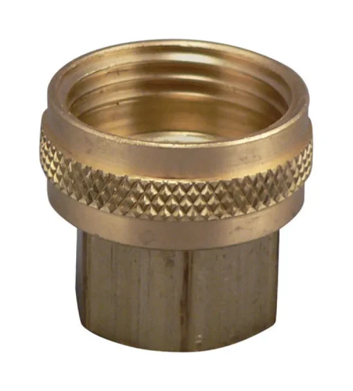 Plumb Pak Brass 1/2 in. D X 3/4 in. D Swivel Hose Adapter 1 pk