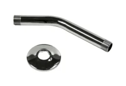 Plumb Pak Chrome Metal 8 inch in. Shower Arm and Flange