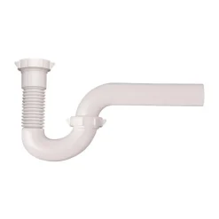 Plumb Pak Flex N Fix 1-1/2 - 1-1/4 in. D X 12 in. L Plastic P-Trap