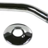 Plumb Pak Polished Chrome Metal Shower Arm and Flange