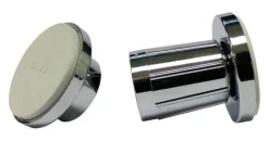 Plumb Pak Silver Steel Shower Rod Flange