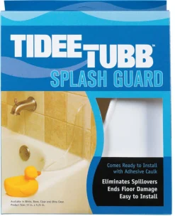 Plumb Pak Tidee-Tubb White Plastic Splash Guard