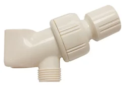 Plumb Pak White Plastic Swivel Shower Arm Bracket