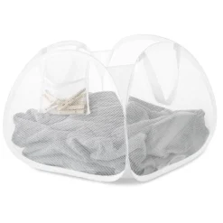 POP UP LNDRY HAMPER WHT