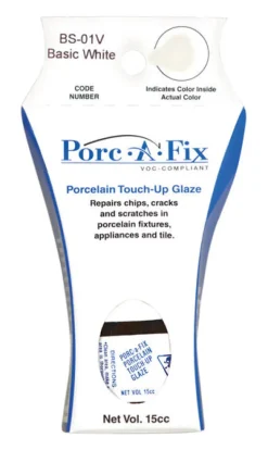 Porc-A-Fix Porcelain Basic White Touch-Up Glaze 15 cc