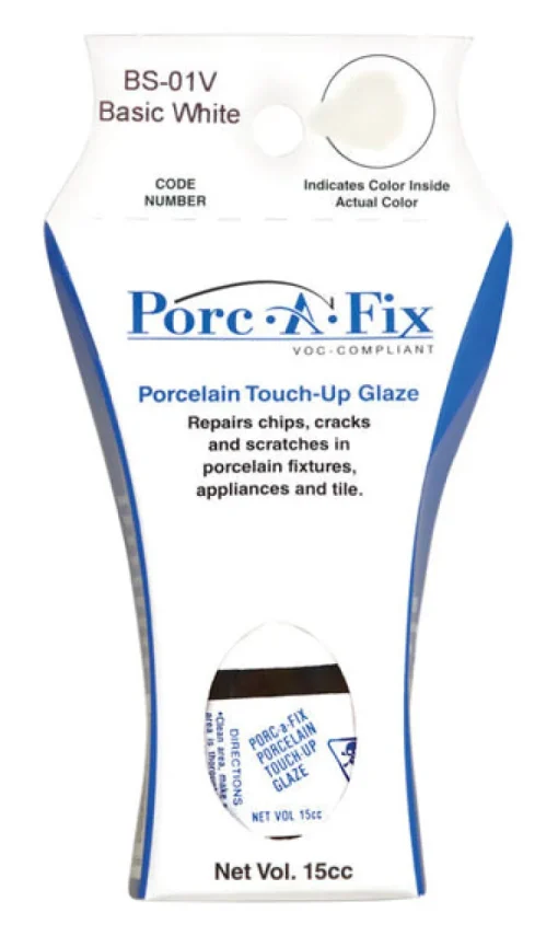 Porc-A-Fix Porcelain Basic White Touch-Up Glaze 15 cc