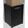 Post Shields Inc. 6 in. H x 4 in. W x 4 in. L Plastic Black Fence Post Protection (Pack of 10)