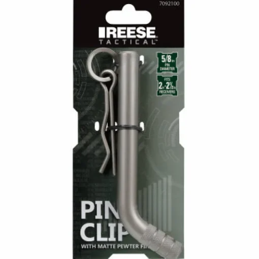 Power Pin & Clip, Pewter, 5/8-In.