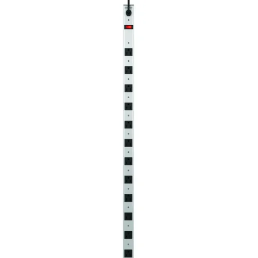 POWER STRIP 12 OUT SLVR