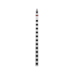 POWER STRIP 12 OUT SLVR