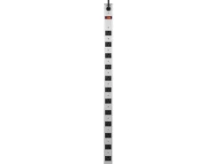 POWER STRIP 12 OUT SLVR