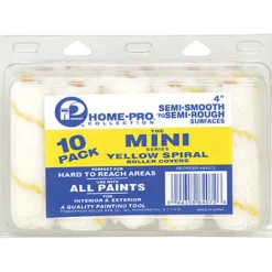 Premier Home-Pro Fabric 4 in. W Mini Paint Roller Cover 10 pk