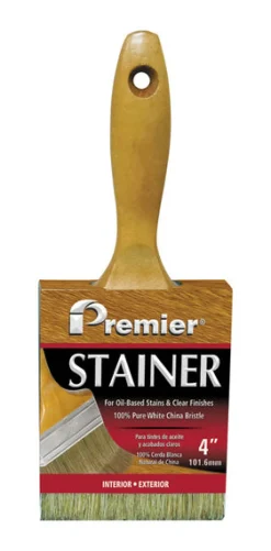 Premier Stainer 4 in. Flat Stain Brush