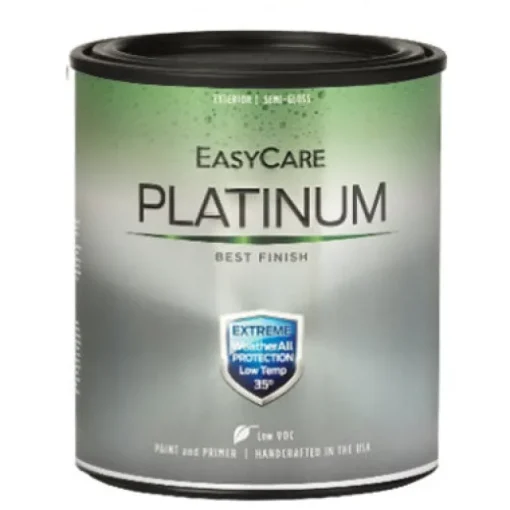 Premium Extreme Exterior Paint/Primer In One, WAESG9, White, Semi-Gloss, Quart (Pack of 4)