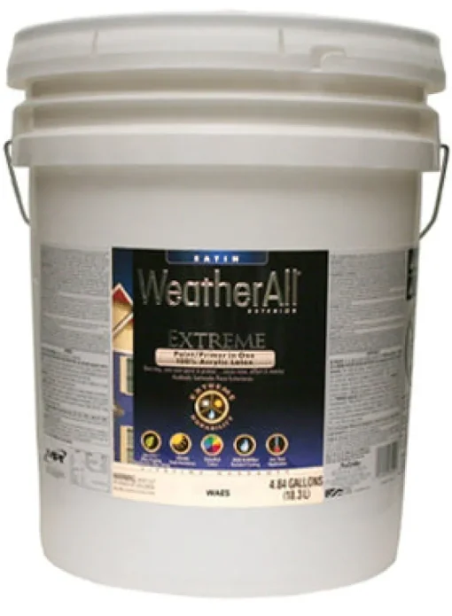 Premium Extreme Exterior Paint & Primer In One, Deep Base Semi-Gloss Acrylic, 5-Gal.