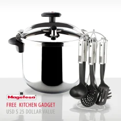 PressureCooker Star 8QT Stainless Steel Combo Kitchen Gadget