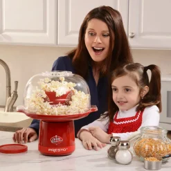 Presto Gloss Red 20 cups Air Popcorn Machine