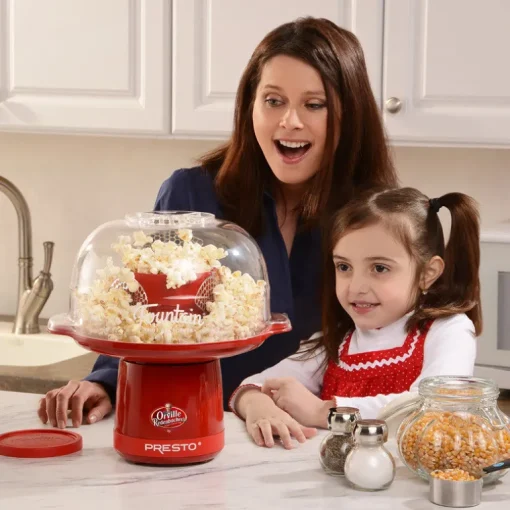 Presto Gloss Red 20 cups Air Popcorn Machine