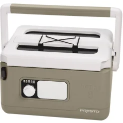 Presto Nomad Brown Plastic Slow Cooker with Swing-Up Handle 8 qt. Capacity, 250W 120V