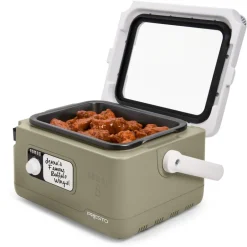 Presto Nomad Brown Plastic Slow Cooker with Swing-Up Handle 8 qt. Capacity, 250W 120V