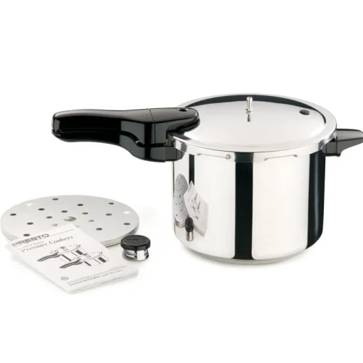 Presto Polished Stainless Steel Pressure Cooker 6 qt