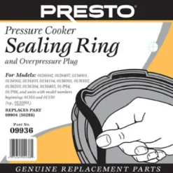 Presto Rubber Pressure Cooker Sealing Ring 6 qt
