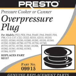 Presto Rubber Pressure Cooker/Canner Over Pressure Plug