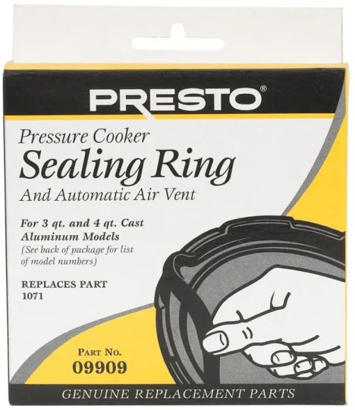 Presto Rubber Pressure Cooker Sealing Ring 3 & 4 qt