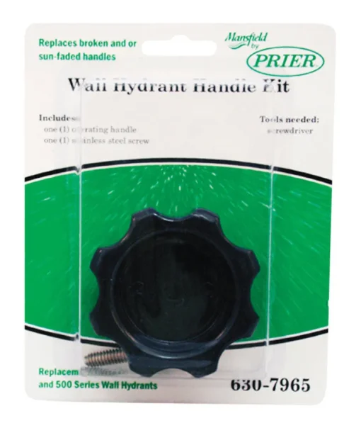 Prier Mansfield Plastic/Steel Wheel Shape Wall Hydrant Handle Kit