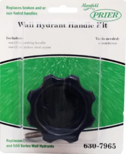 Prier Mansfield Plastic/Steel Wheel Shape Wall Hydrant Handle Kit