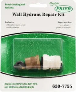 Prier Plastic/Brass Mansfield Style Wall Hydrant Service Kit to Fix Leaking 12 L in.