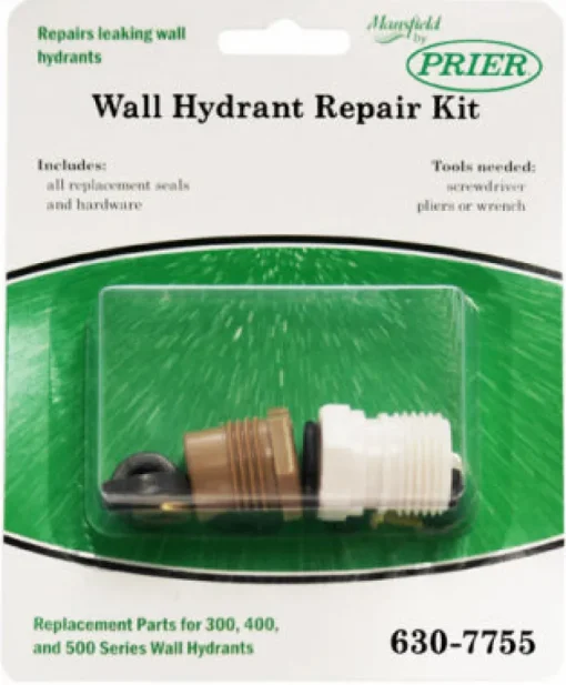 Prier Plastic/Brass Mansfield Style Wall Hydrant Service Kit to Fix Leaking 12 L in.
