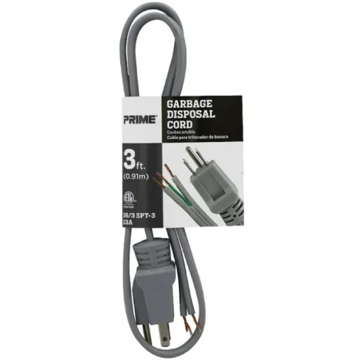 Prime 16/3 SPT-3 125 V 3 ft. L Power Cord