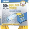 Prime Bulldog Tough Outdoor 50 ft. L Yellow Extension Cord 14/3 SJTOW