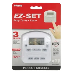 Prime EZ-SET Indoor Digital Timer 125 V White