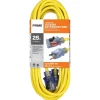 Prime Jobsite Outdoor 25 ft. L Yellow Extension Cord 14/3 SJTW