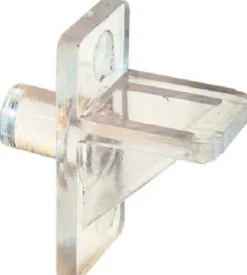 Prime Line Clear Plastic Shelf Support Peg 1/4 Dia. x 1.05 L x 1.8 W in. for Adjustable Shelving