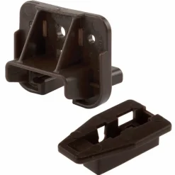 Prime Line Dark Brown Drawer Track Guide and Glide 1-3/16 L in.