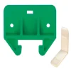 Prime Line Polyethylene Plastic Drawer Track Guide Replacement Kit 1-1/8 L in.