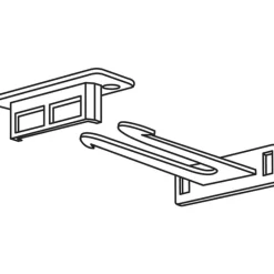Prime Line S4439 White Plastic Drawer Catches 3 Count
