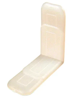Prime Line White Plastic Side Mount Drawer Guide Side Saddle 1.06 H x 0.5 W in.