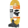 Prime Outdoor 25 ft. L Yellow Extension Cord 14/3 SJTW