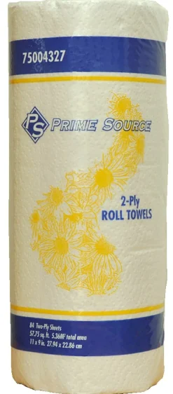 Prime Source 75000260 2-Ply White Paper Towels 84 Sheets (Pack of 30)