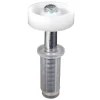Prime-Line 7/8 in. D Silver Steel Bi-fold Door Wheel Guide 2 pc
