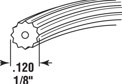 Prime-Line 0.12 in. D X 500 ft. L Screen Spline